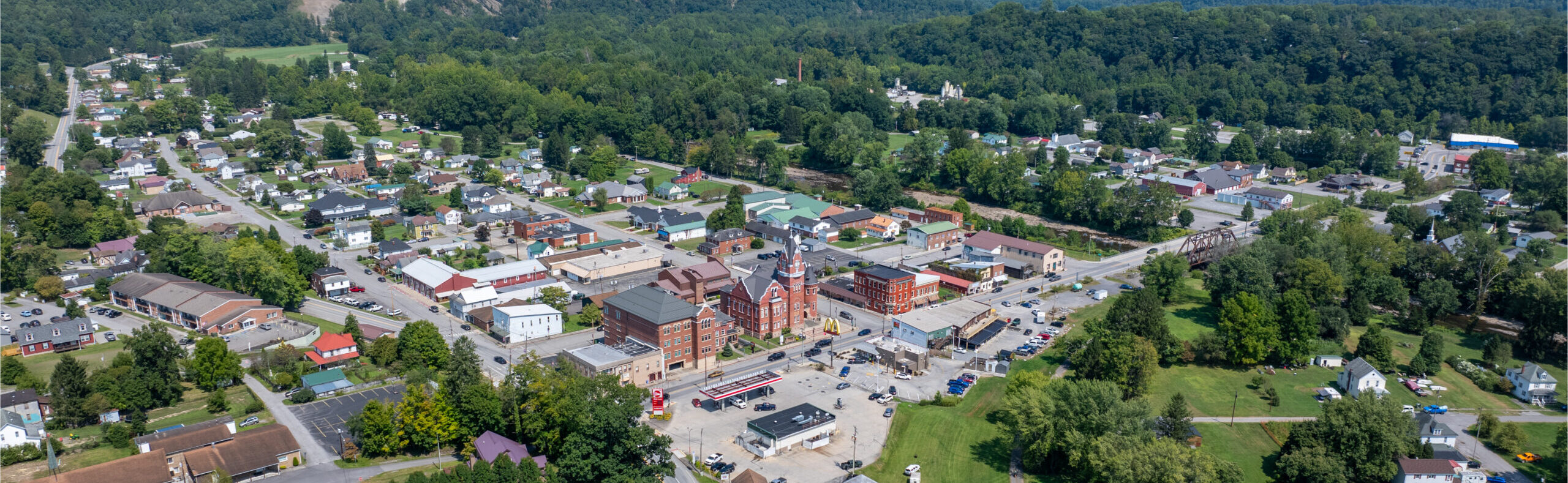 View of Parsons, West Virginia from Above