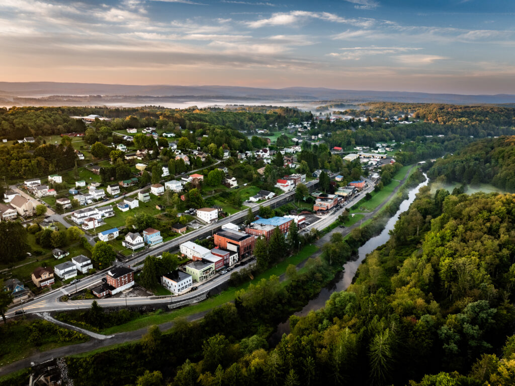 View of Thomas, West Virginia from Above