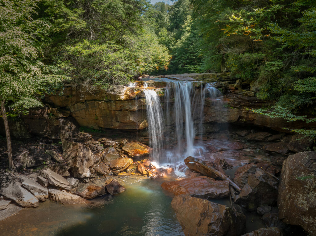 Douglas Falls outside Thomas, West Virginia