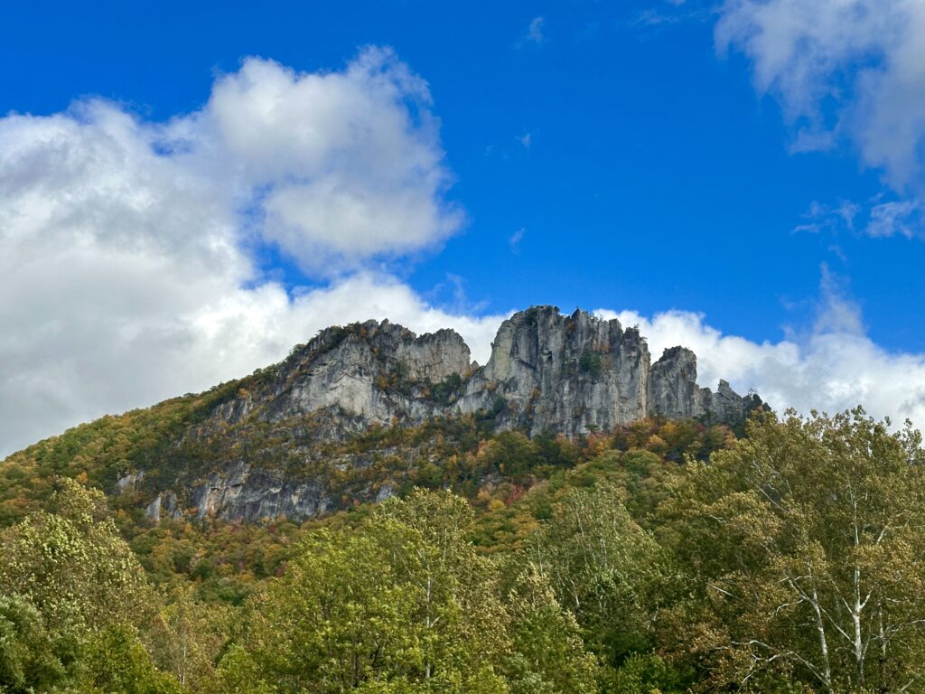 Seneca Rocks from ADA Accessible Viewing Area