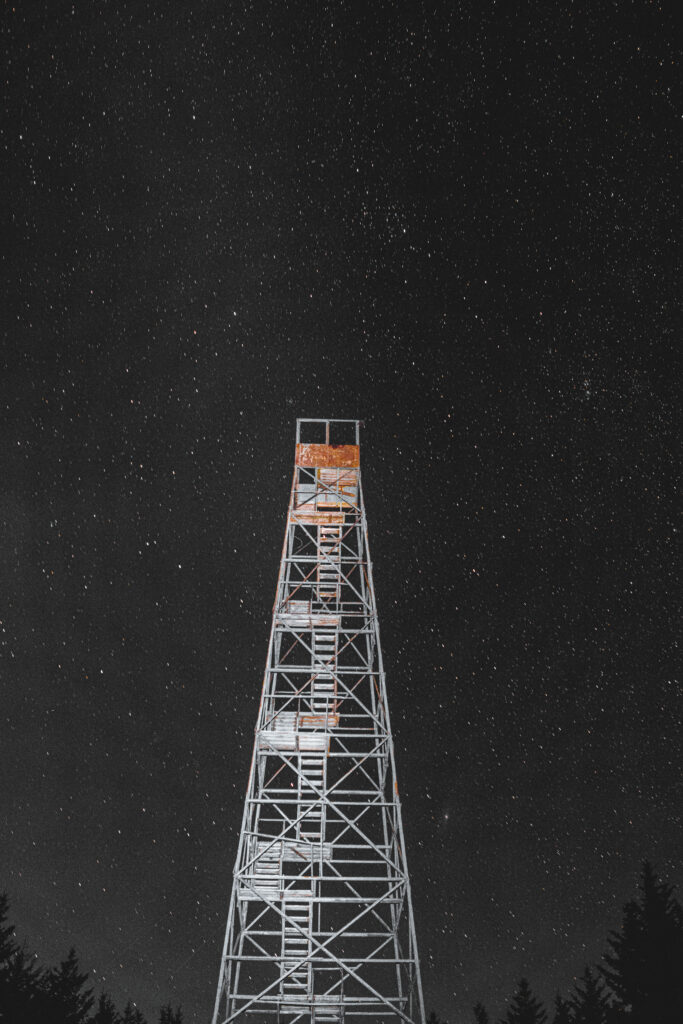 Stargazing at Barton Knob Firetower
