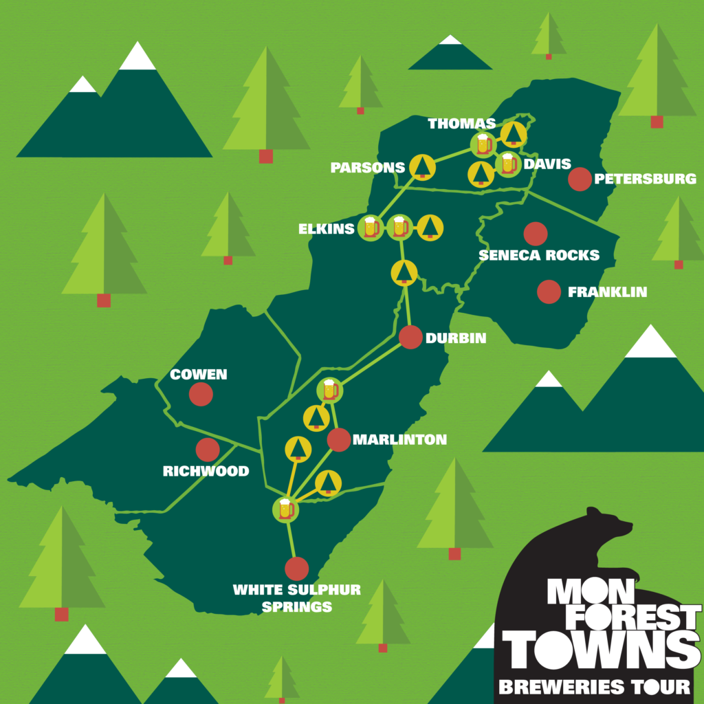 Mon Forest Brewery Map