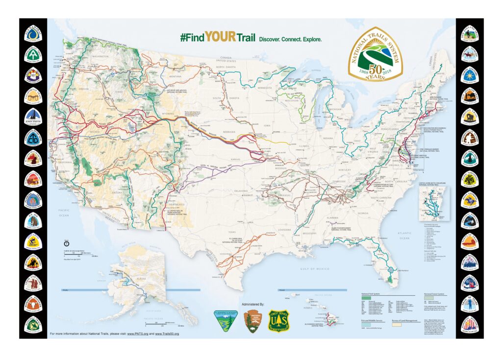United States Trail System Map
