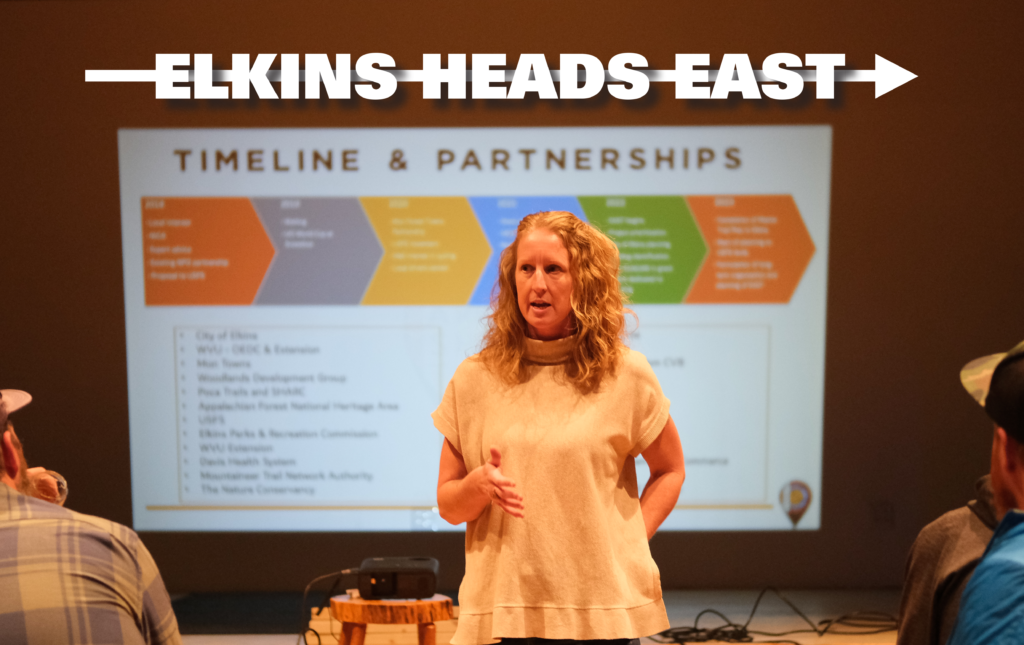 Elkins Area Shared Trails Director Jessica Sutton Speaks at Big Timber Brewing