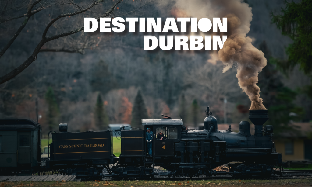 Historic Train Departing Durbin